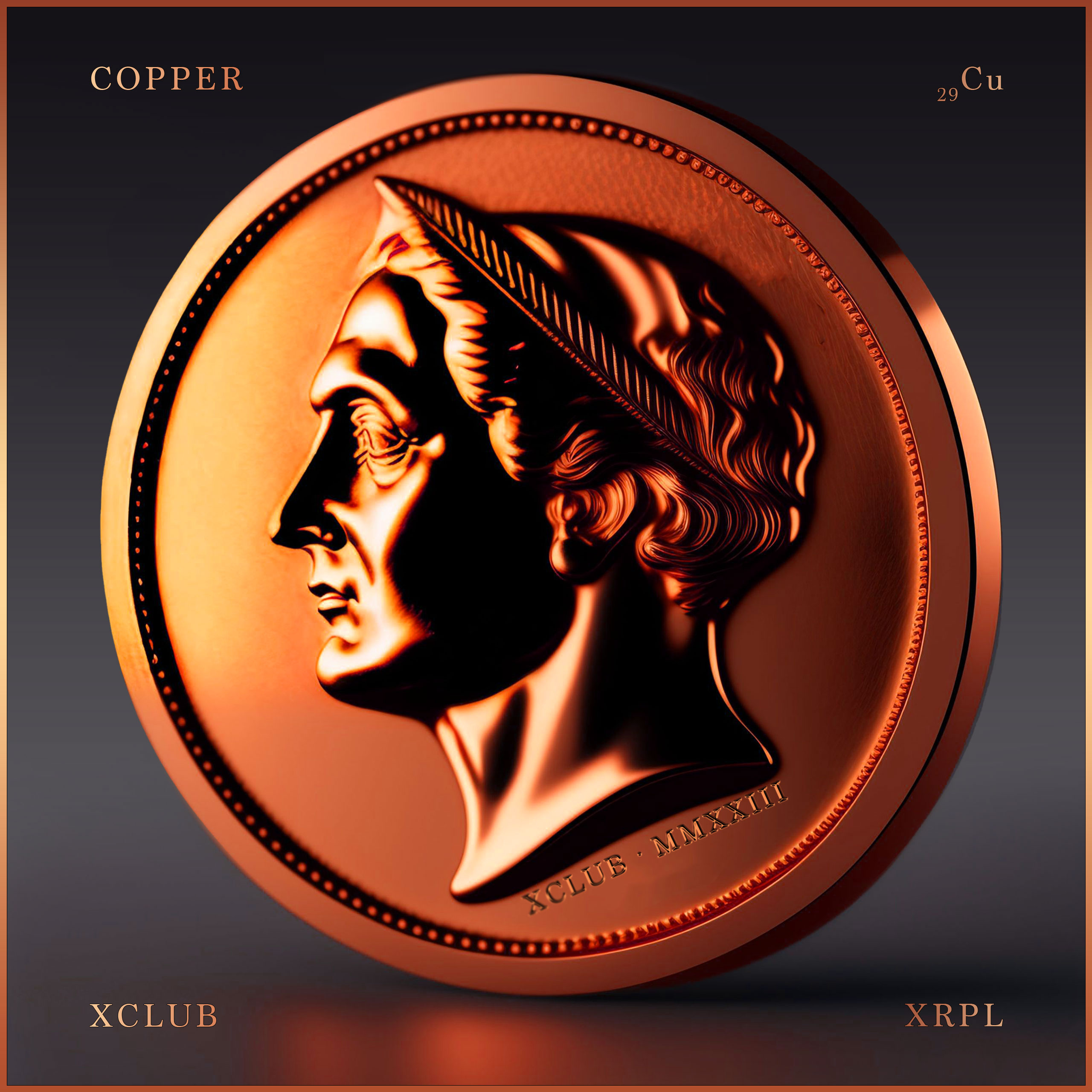 xClub coin NFT copper