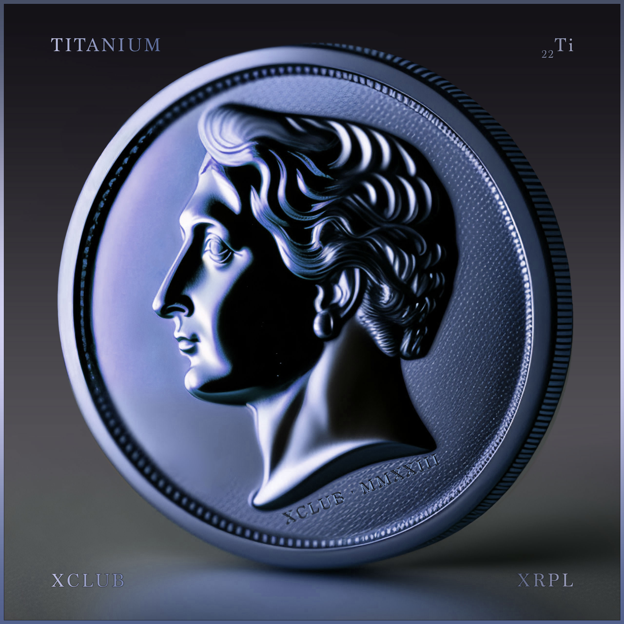 xClub coin NFT titanium